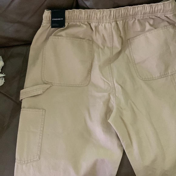 NWT tall Jordan Collab Travis Scott Carpenters khaki canvas pants XLT joggers - Picture 11 of 16